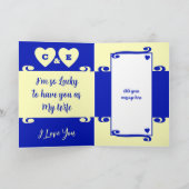 Echtgenote houdt van je diamant 60ste verjaardag b kaart (Binnen)