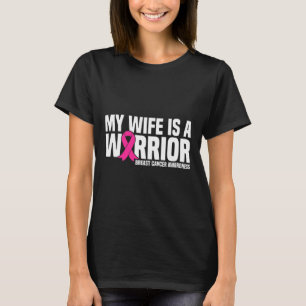 Echtgenote is een Starrior Pink Ribbon Borstkanker T-shirt