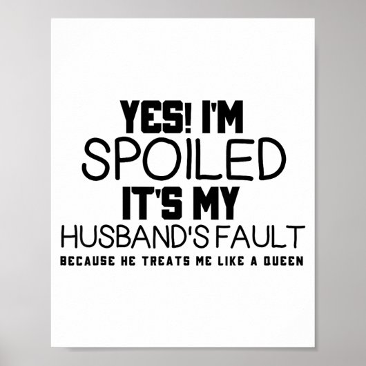 Echtgenote _ ja, ik ben verwend het is mijn man Ku Poster (Voorkant)