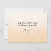 Echtgenote, jij verlicht mijn leven met Kerstmis a (Achterkant)