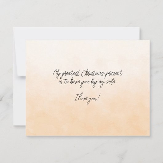 Echtgenote, jij verlicht mijn leven met Kerstmis a (Achterkant)