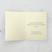 Echtgenote Jubileum  Jubileum Kaart (Binnen)