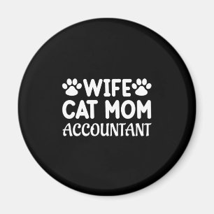 Echtgenote, kat mam, accountant magneet