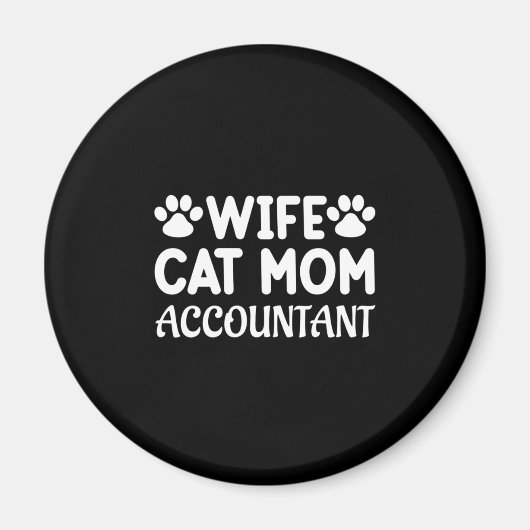 Echtgenote, kat mam, accountant magneet (Voorkant)