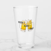echtgenote+kinderen=biervaders dag aangepast glas  (Voorkant)