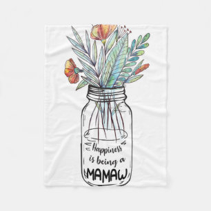Echtgenote-kunst-geluk is een wondermiddel fleece deken