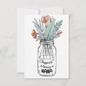 Echtgenote Kunstengeluk is een Nana Bedankkaart (Voorkant)