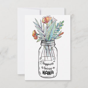 Echtgenote Kunstengeluk is een Nana Bedankkaart