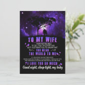 Echtgenote Liefhebbers | Aan mijn vrouw hou ik zov Kaart (Staand voorkant)