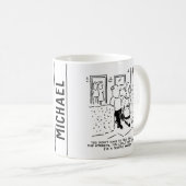 Echtgenote loopt de Straat als verkeersdirecteur Koffiemok (Voorkant rechts)