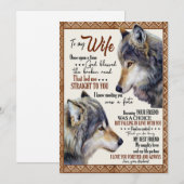 Echtgenote Lover| Voor mijn vrouw hou ik van jou a Feestdagenkaart (Voorkant / Achterkant)