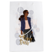 Echtgenote mam Boss | African American Lady Boss Medium Cadeauzakje