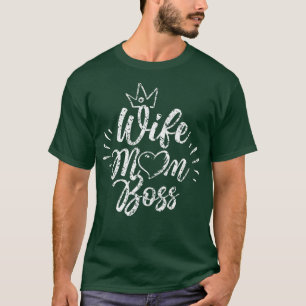 Echtgenote mam Boss Feminisme Vrouw Woman Girl Fem T-shirt