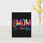 Echtgenote mam Boss Funny Moederdag Kaart (Gele Bloem)