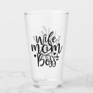 Echtgenote mam Boss Glas