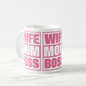 Echtgenote - Mam - Boss Koffiemok (Voorkant links)