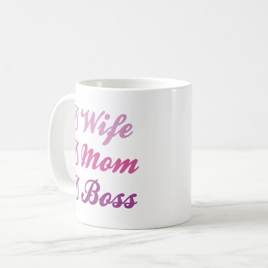 Echtgenote mam Boss Koffiemok (Voorkant links)