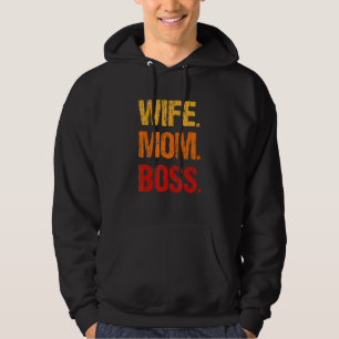 Echtgenote mam Boss Moederdag Boss voor vrouwen Hoodie
