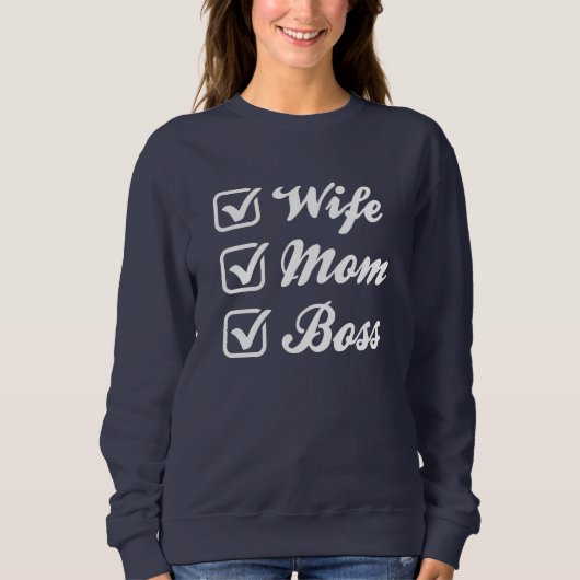 Echtgenote mam Boss Trui (Voorkant)