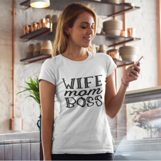 Echtgenote mam Boss - TShirt voor mam