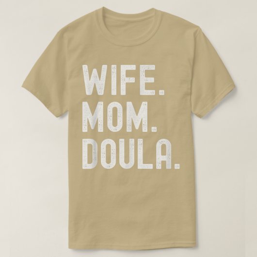 Echtgenote mam Doula T-Shirt (Design voorkant)