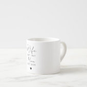 Echtgenote Mam EST 2025 Espresso Cup | Aangepast c Kop (Voorkant rechts)