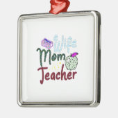 Echtgenote mam leraar metalen ornament (Links)