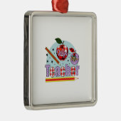 Echtgenote mam leraar metalen ornament (Rechts)