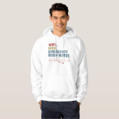 Echtgenote mam Noodkamer Zuster Funny Cute Nurzing Hoodie (Voorkant volledig)