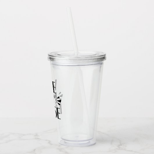 Echtgenote mam Nurse Graphic Acryl Drinkbeker (Links)