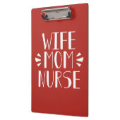 Echtgenote mam Nurse Graphic Klembord (Links)