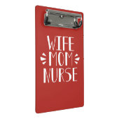 Echtgenote mam Nurse Graphic Mini Klembord (Schuin)