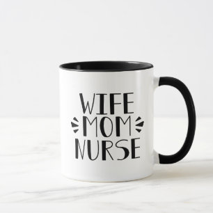 Echtgenote mam Nurse Graphic Mok