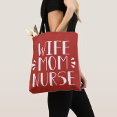 Echtgenote mam Nurse Graphic Tote Bag (Dichtbij)