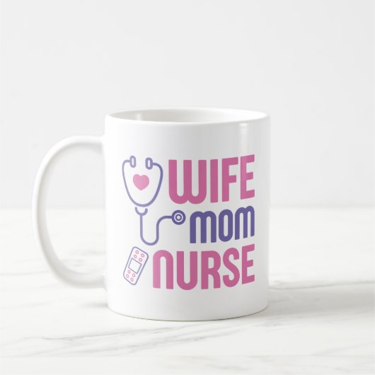 Echtgenote mam Nurse Koffiemok (Links)