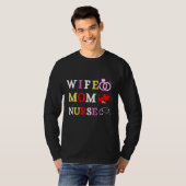 Echtgenote mam Nurse T-shirt (Voorkant volledig)