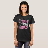 Echtgenote mam Nurse T-shirt (Voorkant volledig)
