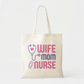 Echtgenote mam Nurse Tote Bag (Voorkant)