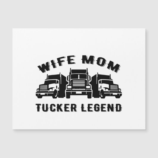 Echtgenote mam Trucker Legend Quotes (Voorkant)