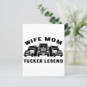 Echtgenote mam Trucker Legend Quotes (Staand voorkant)