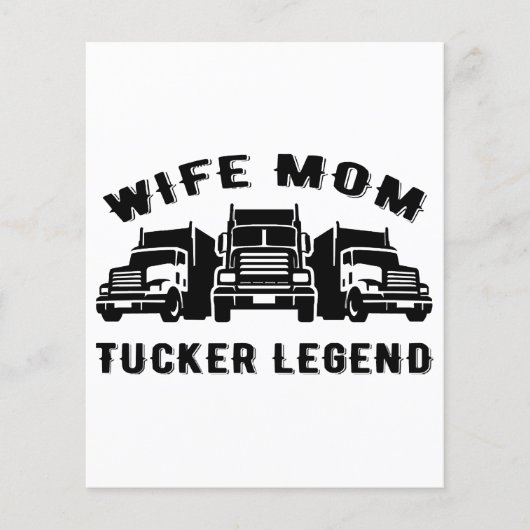 Echtgenote mam Trucker Legend Quotes (Voorkant)