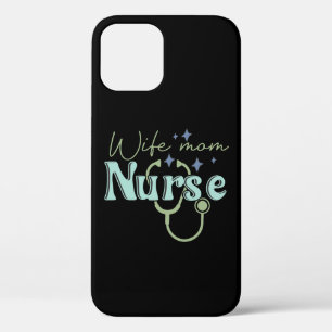 Echtgenote mam Verpleegkundige Gift for Nurse Moed Case-Mate iPhone Case