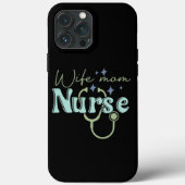 Echtgenote mam Verpleegkundige Gift for Nurse Moed Case-Mate iPhone Case (Achterkant)