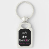 Echtgenote mam Warrior.. borstkanker Sleutelhanger (Voorkant)