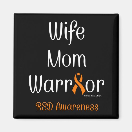 Echtgenote mam Warrior...RSD Magneet (Voorkant)