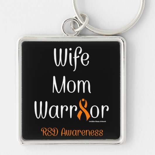 Echtgenote mam Warrior...RSD Sleutelhanger (Voorkant)