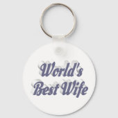 Echtgenote met grijze tekst sleutelhanger (Voorkant)