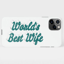 Echtgenote met groene tekst iPhone case