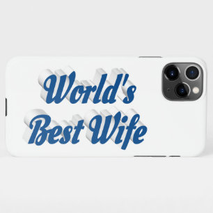 Echtgenote met zee blauwe tekst iPhone case 11Pro Max Hoesje