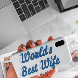 Echtgenote met zee blauwe tekst iPhone case iPhone 11Pro Max Hoesje